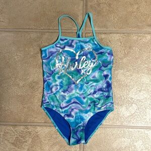 Hurley, girls bathing suit, size medium 10